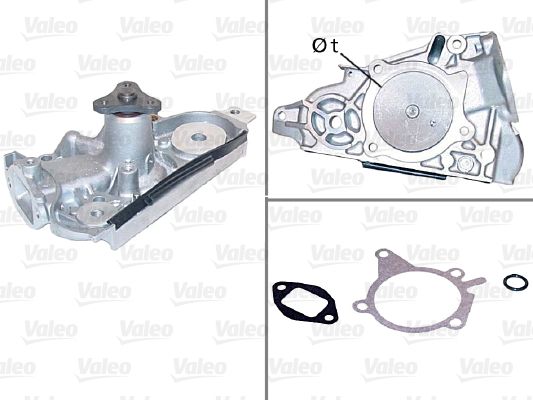 Water Pump, engine cooling VALEO 506948