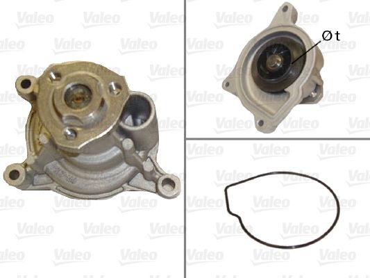 Water Pump, engine cooling VALEO 506950