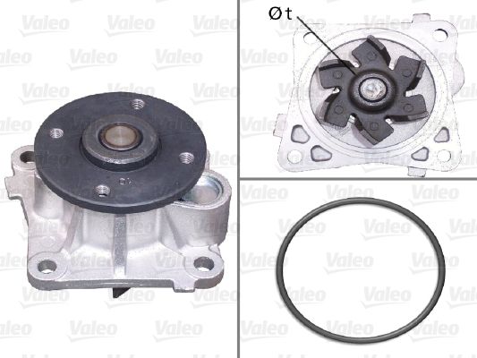 Water Pump, engine cooling VALEO 506962