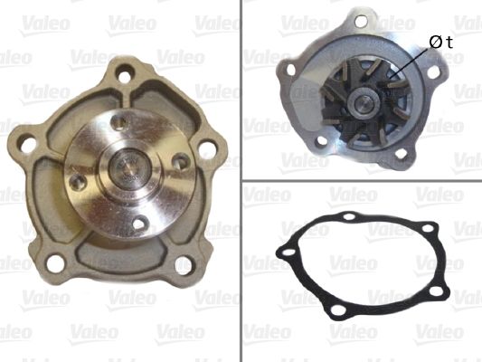 Water Pump, engine cooling VALEO 506975