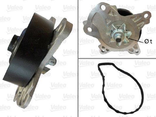 Water Pump, engine cooling VALEO 506982