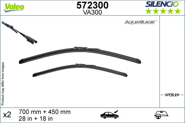 Wiper Blade VALEO 572300