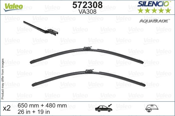 Wiper Blade VALEO 572308