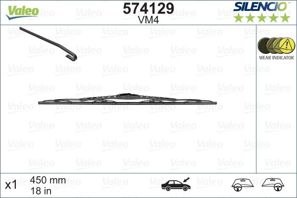 Wiper Blade VALEO 574129