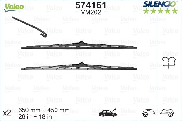 Wiper Blade VALEO 574161