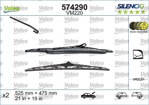 Wiper Blade VALEO 574290