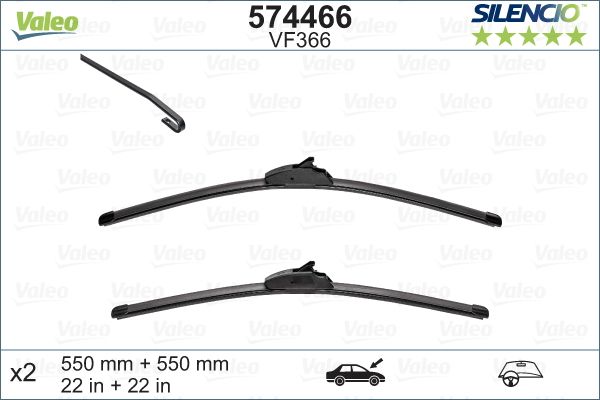 Wiper Blade VALEO 574466