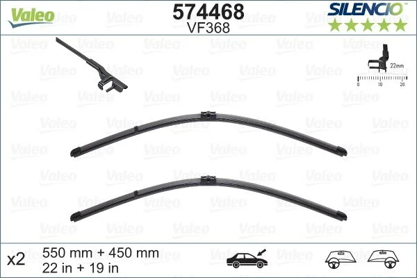 Wiper Blade VALEO 574468