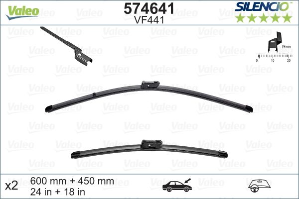 Wiper Blade VALEO 574641