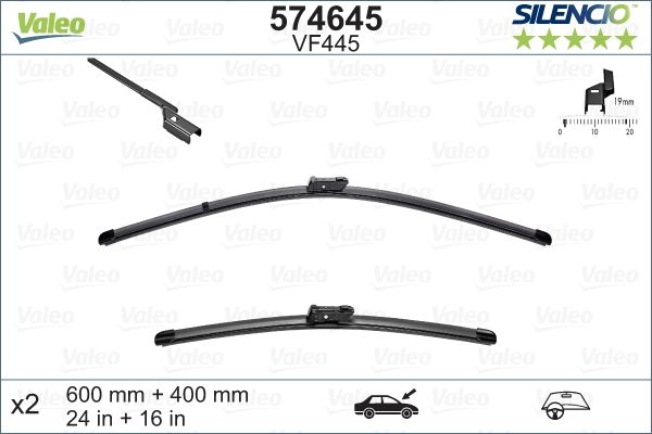 Wiper Blade VALEO 574645