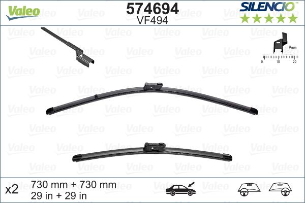 Wiper Blade VALEO 574694