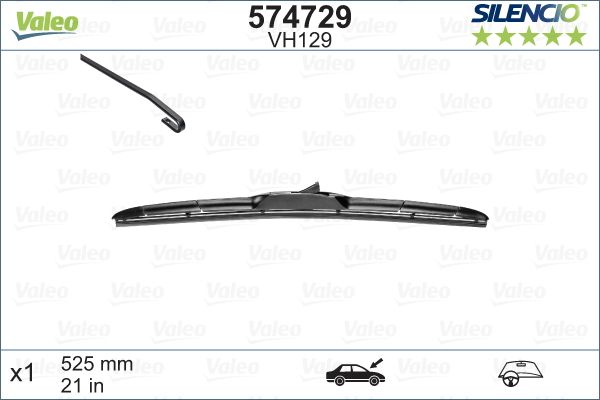 Щітка двірника VALEO 574729