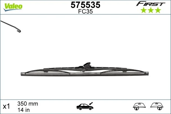 Щітка двірника VALEO 575535
