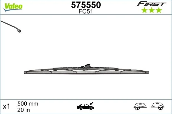 Щітка двірника VALEO 575550