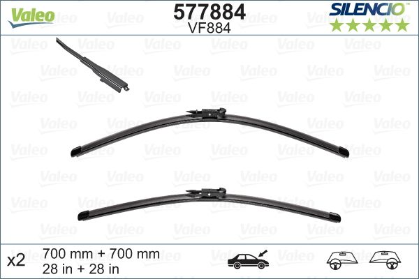Wiper Blade VALEO 577884