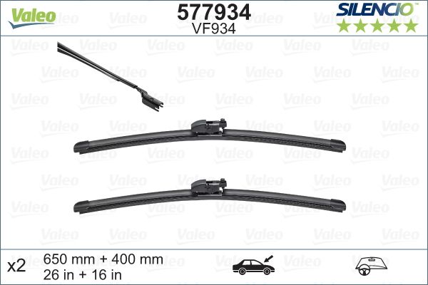 Wiper Blade VALEO 577934