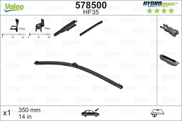 Wiper Blade VALEO 578500