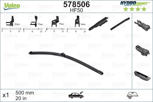 Wiper Blade VALEO 578506