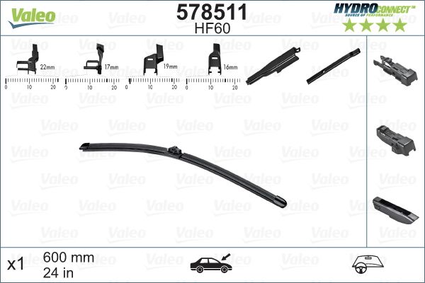 Wiper Blade VALEO 578511