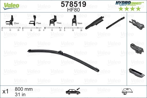 Wiper Blade VALEO 578519