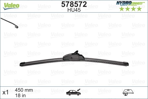 Wiper Blade VALEO 578572