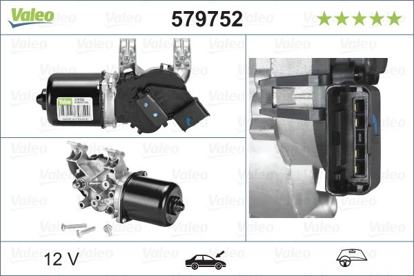 Двигун склоочисника VALEO 579752