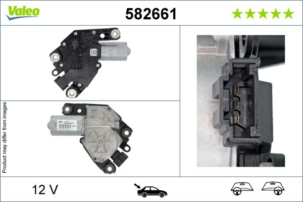 Двигун склоочисника VALEO 582661