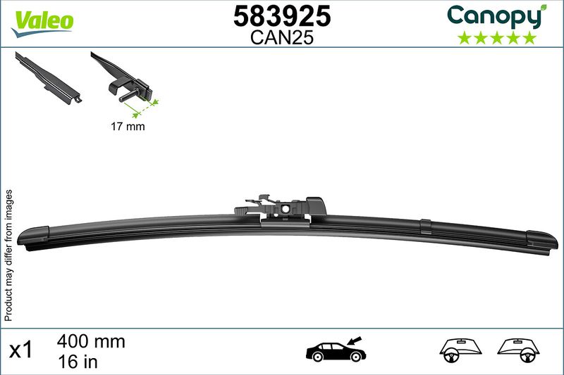 Wiper Blade VALEO 583925