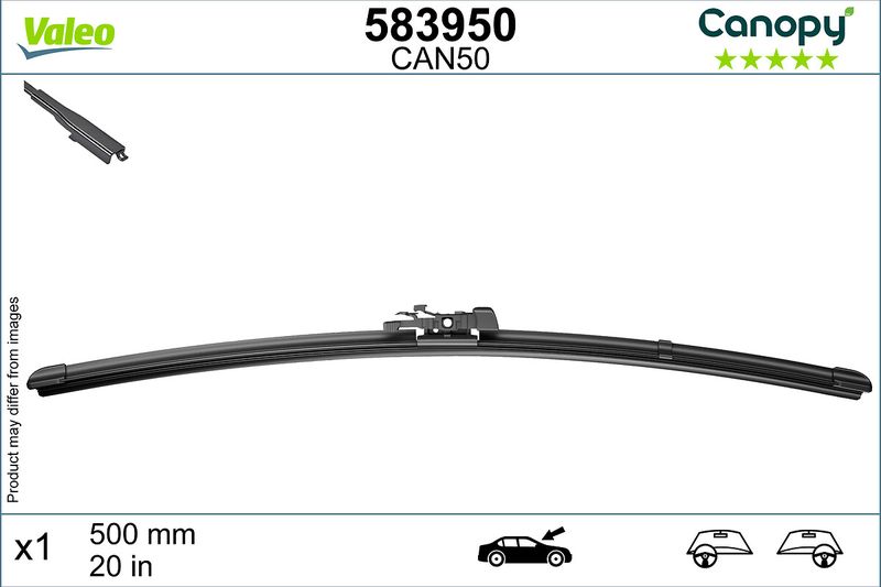 Wiper Blade VALEO 583950