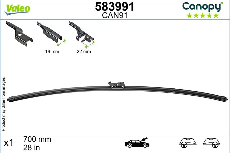 Wiper Blade VALEO 583991