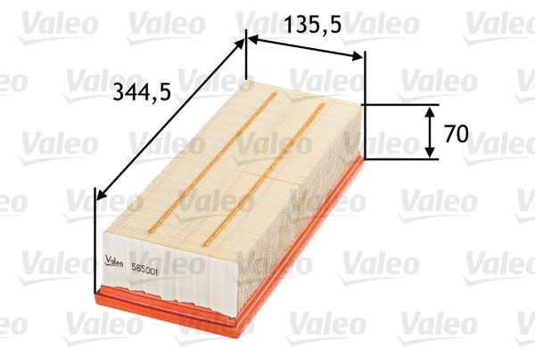Filtro de Ar VALEO 585001
