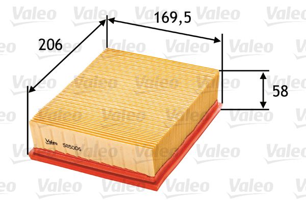 Oro filtras VALEO 585006