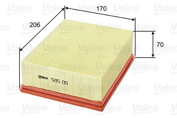 Air Filter VALEO 585011