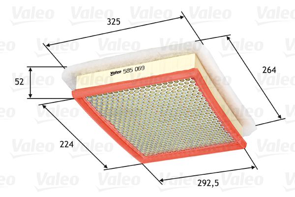 Oro filtras VALEO 585069