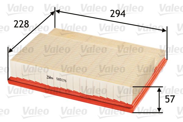 Air Filter VALEO 585076