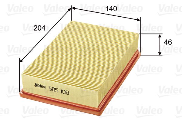 Air Filter VALEO 585106