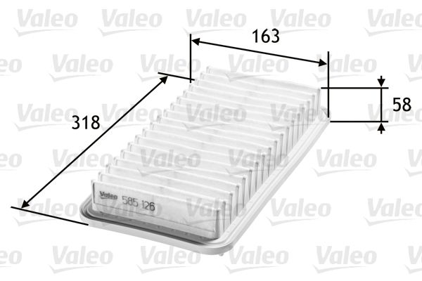 Oro filtras VALEO 585126