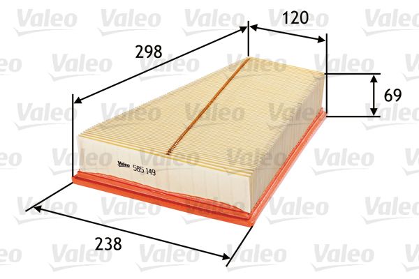 Oro filtras VALEO 585149