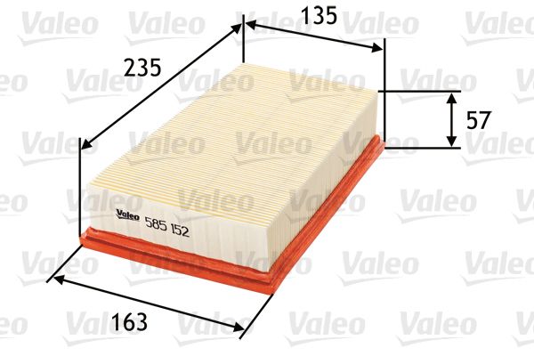 Oro filtras VALEO 585152