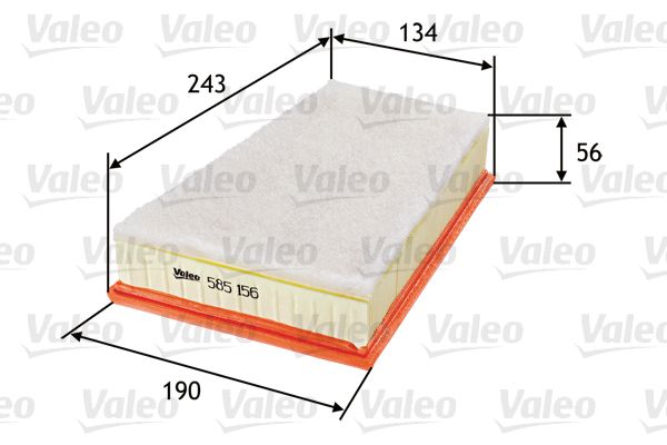 Oro filtras VALEO 585156