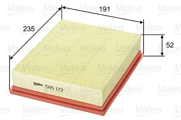 Oro filtras VALEO 585172