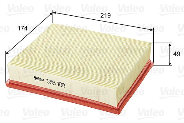 Air Filter VALEO 585188