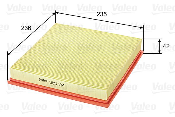 Air Filter VALEO 585194