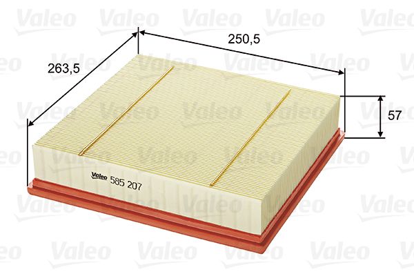 Air Filter VALEO 585207