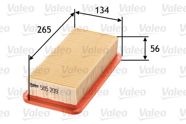 Повітряний фільтр VALEO 585209