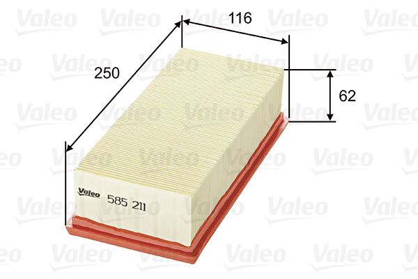 Oro filtras VALEO 585211