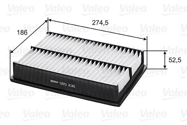 Oro filtras VALEO 585236