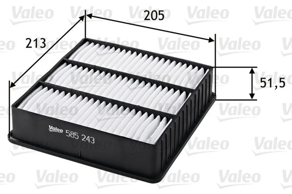 Oro filtras VALEO 585243