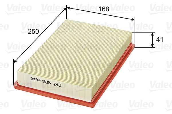 Повітряний фільтр VALEO 585248