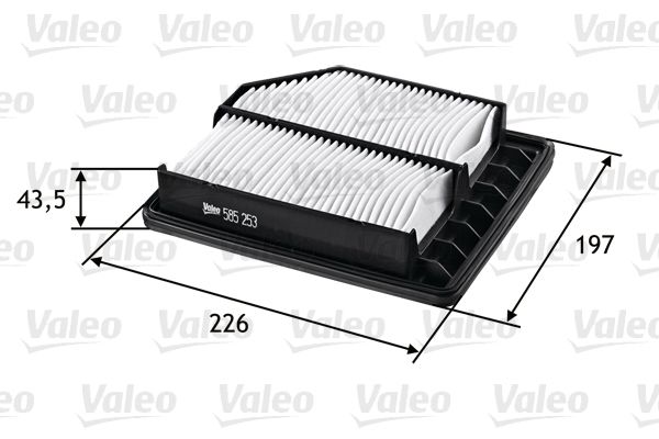 Oro filtras VALEO 585253